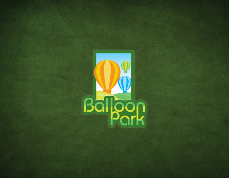 balloon park logo design