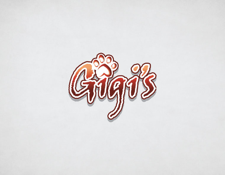 gigis pet grooming logo design