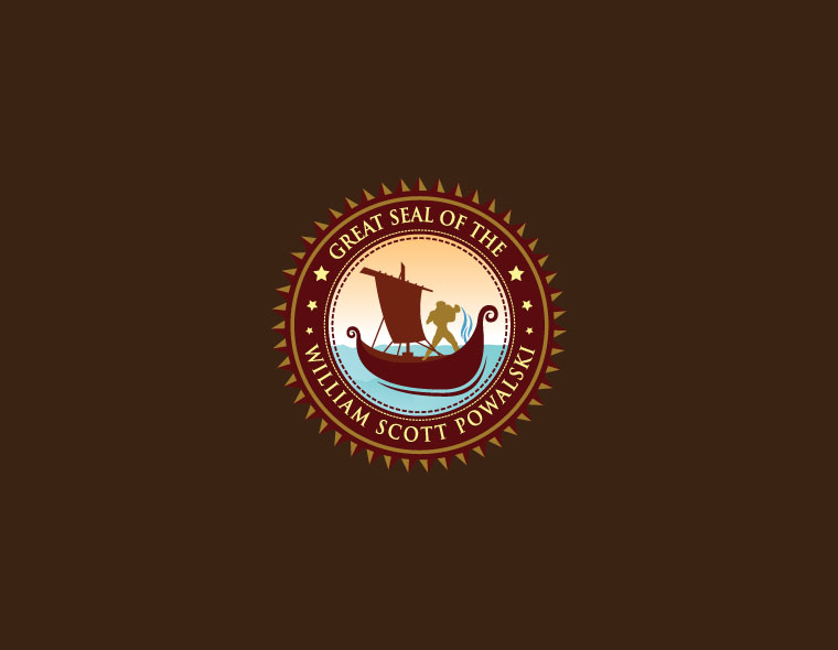 great seal travel logo design