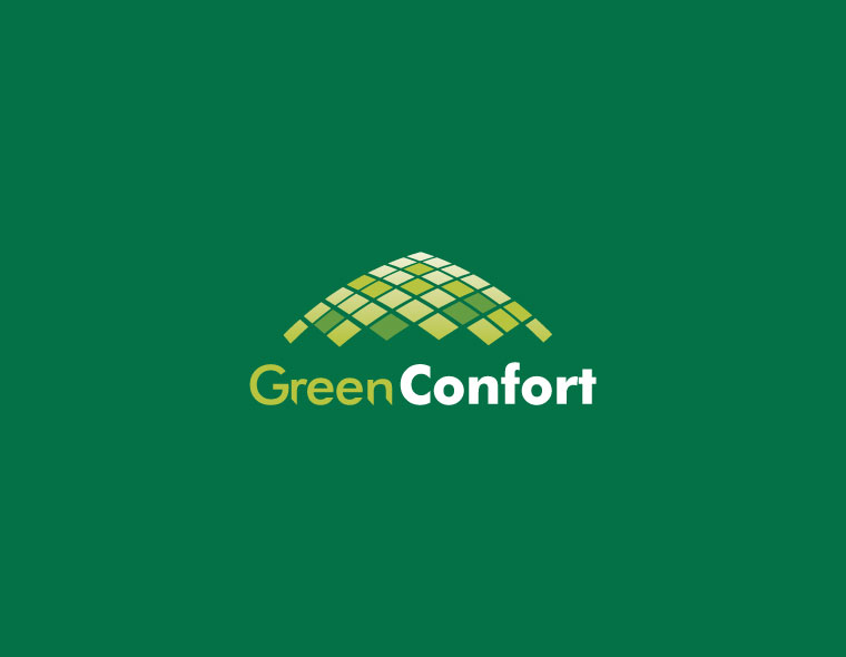 green confort eco logo design