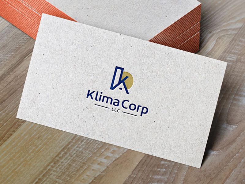 klima corp real estate logo design