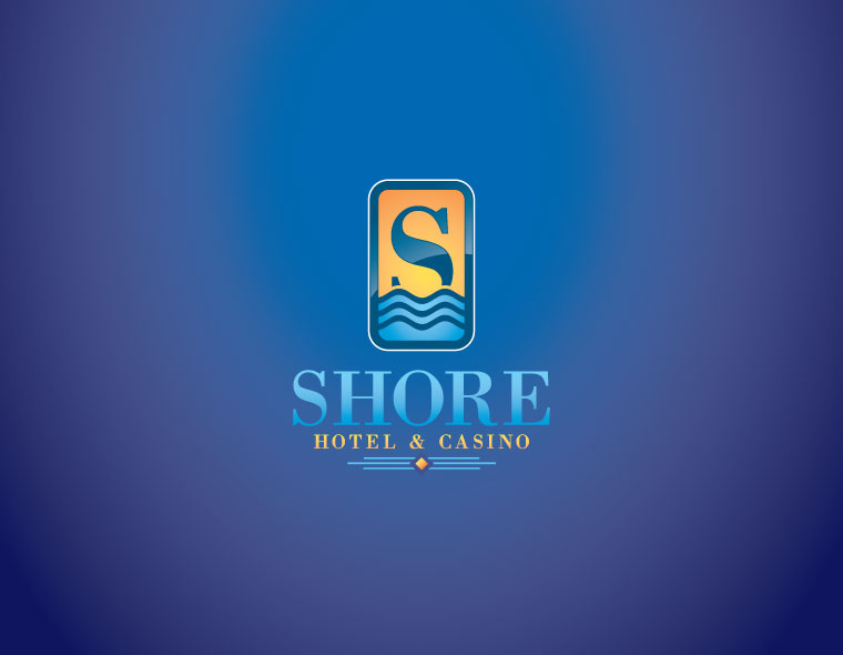 shore hotel casino logo design